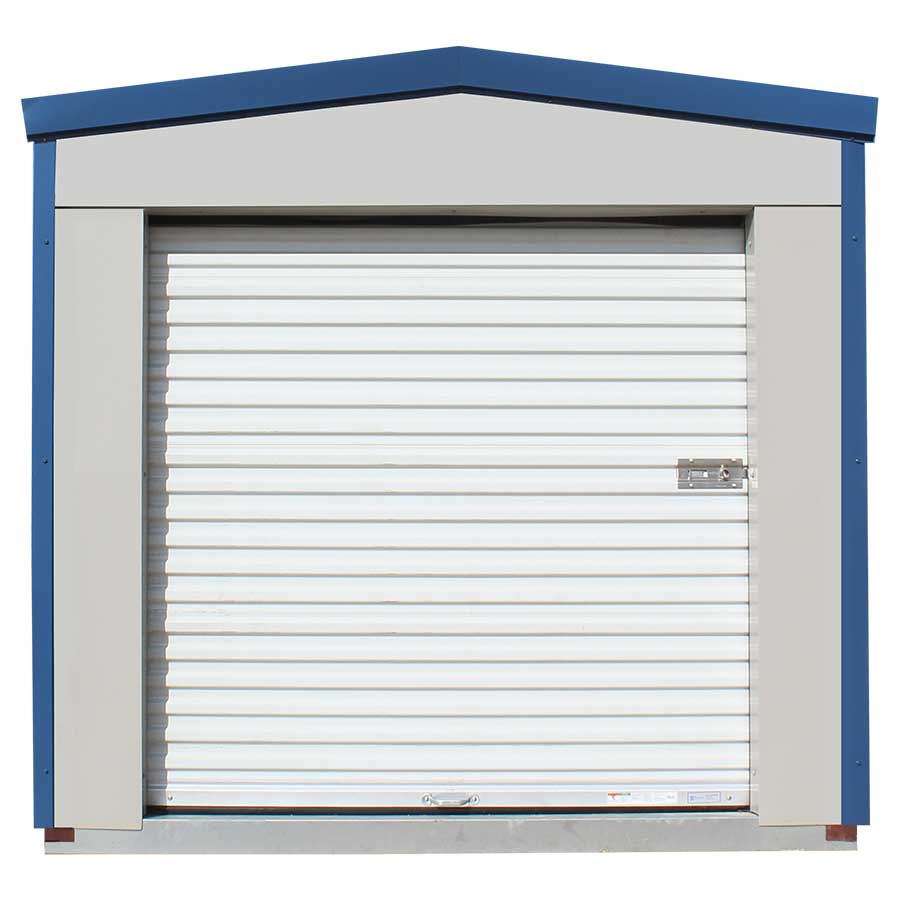 Siding: Ash Gray | Trim: Harbor Blue | Door: Glossy White